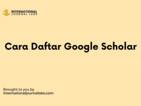 Cara Daftar Google Scholar