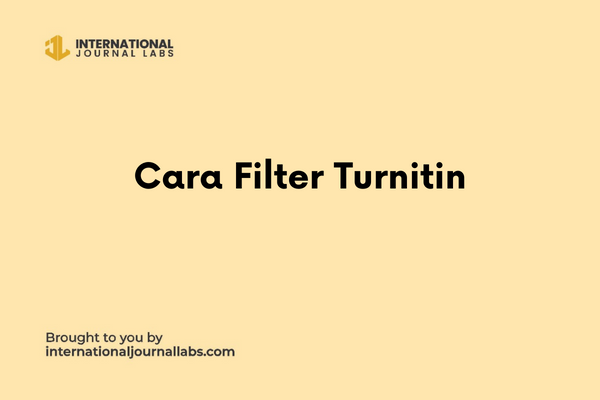 Cara Filter Turnitin